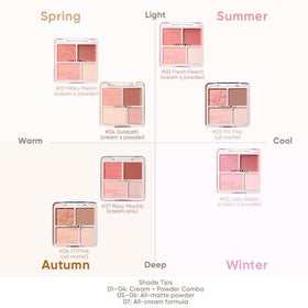 JUDYDOLL Fresh Peach full-face look created in minutes.