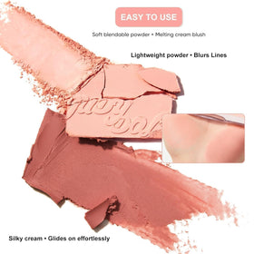 JUDYDOLL Fresh Peach travel-friendly compact fits in any bag.
