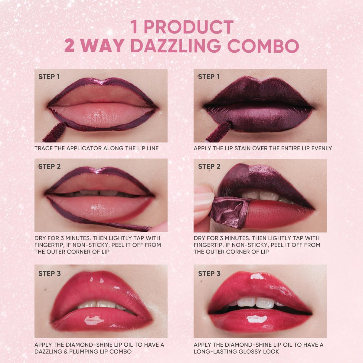 JUDYDOLL Hydrating gloss finish for comfortable wear.