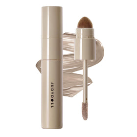 JUDYDOLL Liquid Contour bottle in warm cocoa illustrating natural shadow for sculpted definition