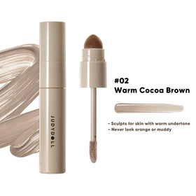 JUDYDOLL contour precise brush close-up for targeted contour application