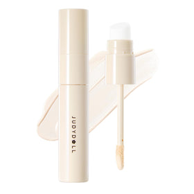 JUDYDOLL liquid contour and highlighter bottle showing natural shadows and soft glow