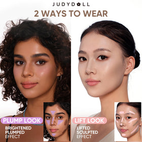 Long-wearing cream remains comfortable without creasing for all-day wear