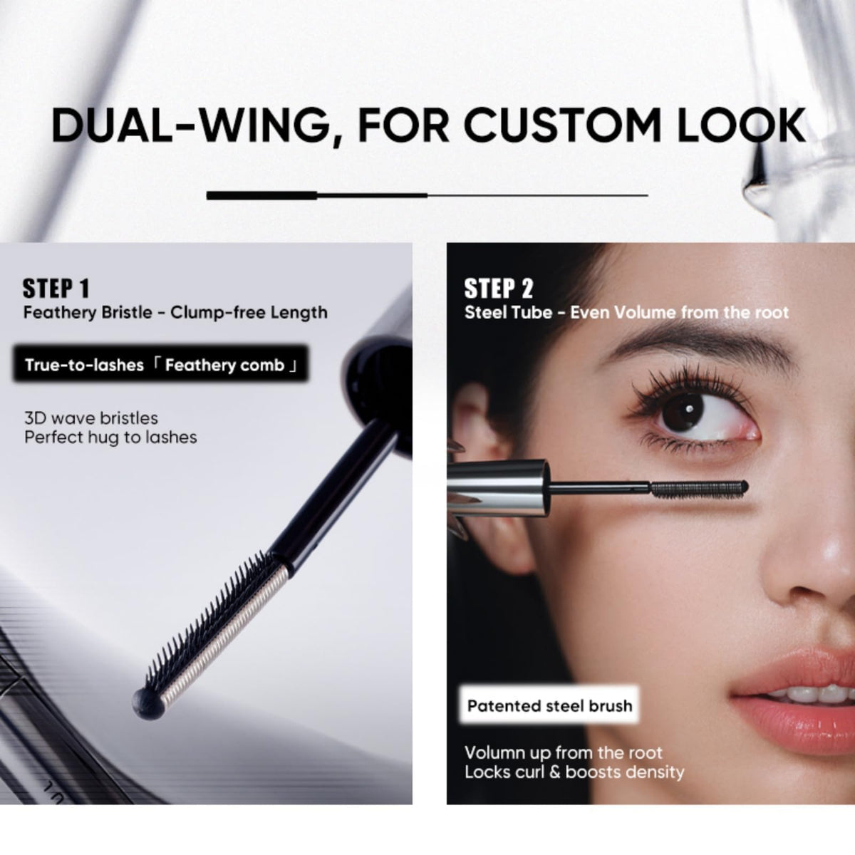 JUDYDOLL Long-lasting curl and smudge-proof wear throughout the day.