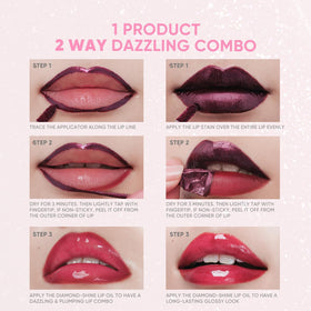 JUDYDOLL Mint cooling sensation enhances refreshing lip feel.