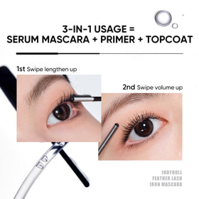 JUDYDOLL Nourishing serum with Squalane for healthier-looking lashes over time.