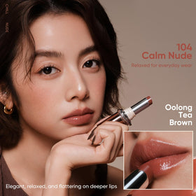 JUDYDOLL packaging image shows sleek tube and dual-layer film technology delivering color lock.