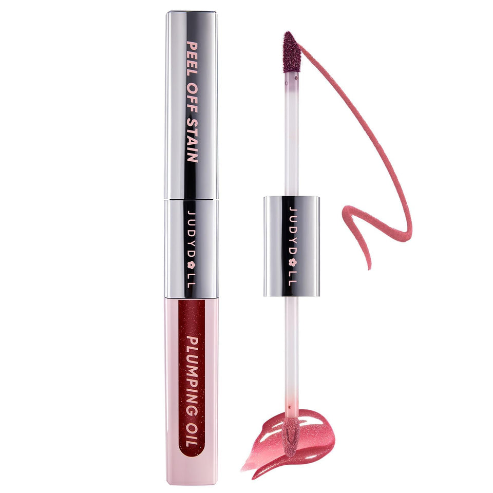 JUDYDOLL Peel Off Lip Stain application for bold, long-lasting color.