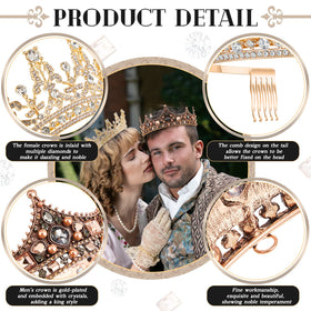 Juexica crown comb secure-fit prevents slipping during dance moments.