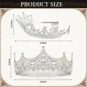 Juexica queen tiara for women with crystals adds elegant sparkle