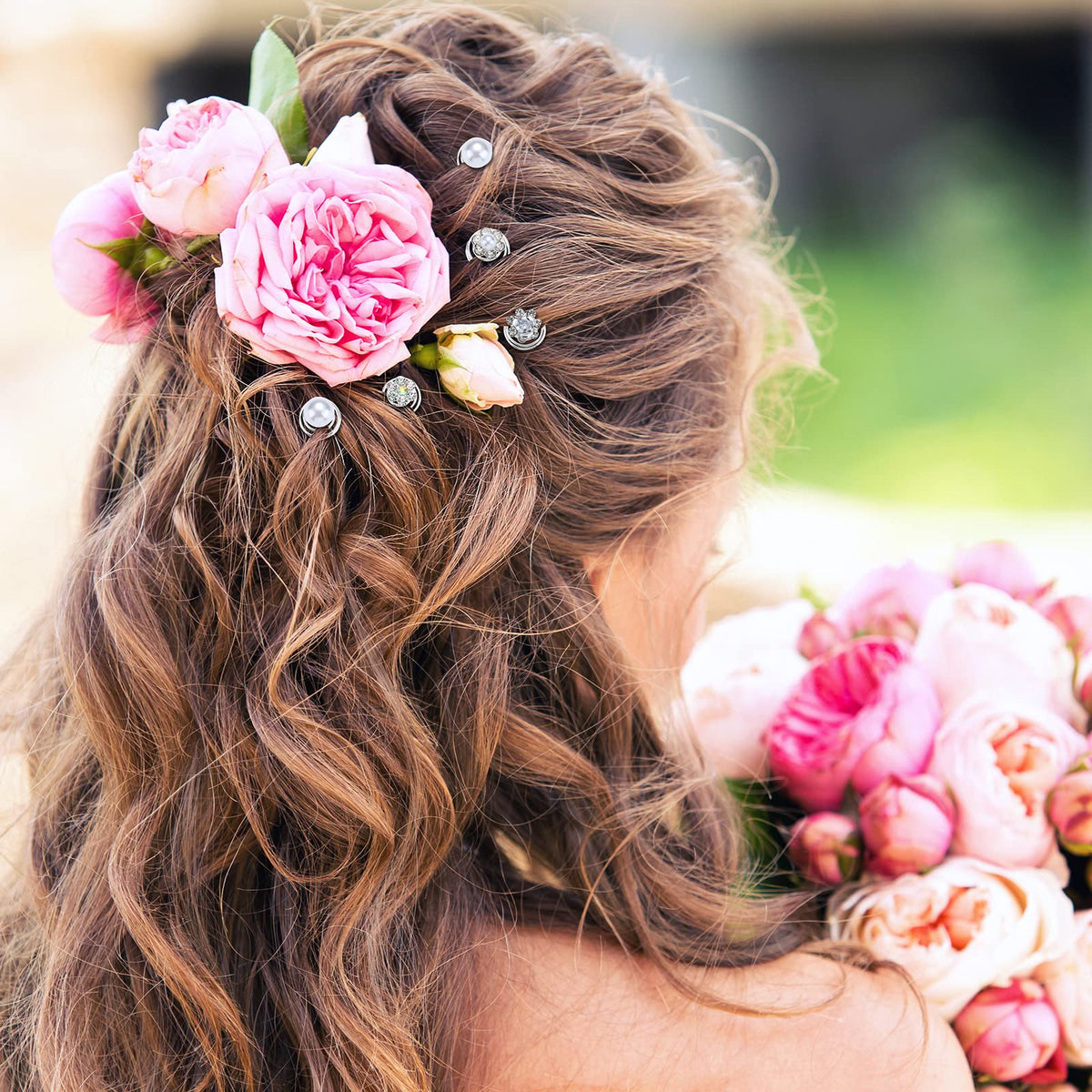 Juexica spiral hair pins with four styles for versatile styling