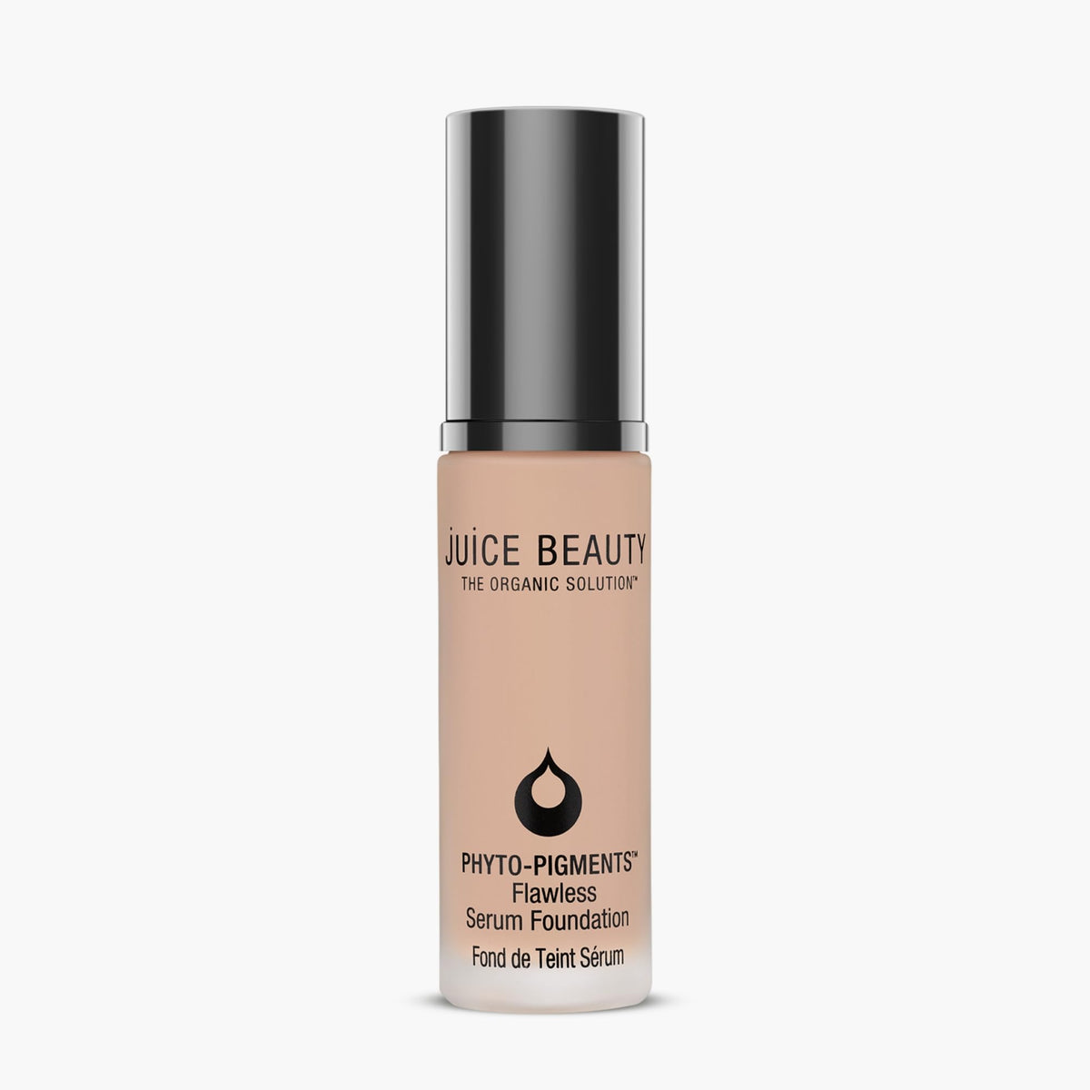 Juice Beauty Phyto-Pigments Flawless Serum Foundation bottle shows buildable coverage