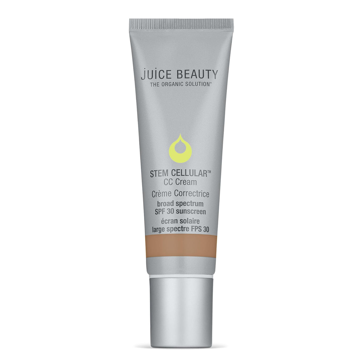 Juice Beauty Stem Cellular CC Cream bottle in Warm Glow showing tinted hydration