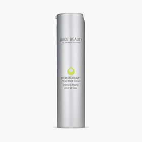 Juice Beauty Stem Cellular Peptide Lifting Neck Cream bottle promoting firming for neck skin.