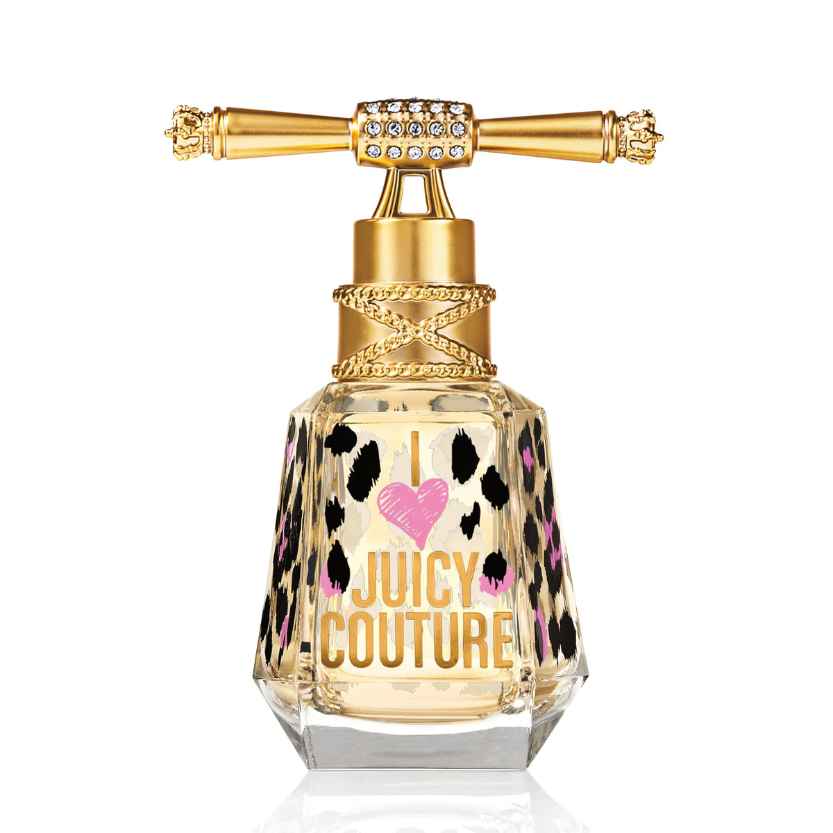 Juicy Couture I Love Juicy musk dry-down offers lasting softness.