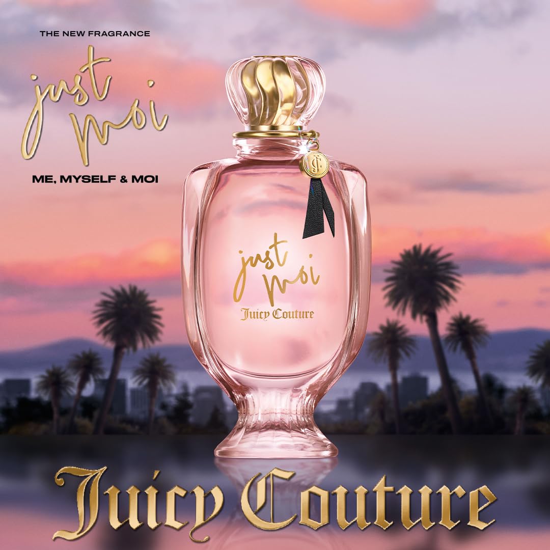 Juicy Couture Just Moi day-to-evening use scene suggests seamless transitions