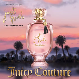 Juicy Couture Just Moi day-to-evening use scene suggests seamless transitions
