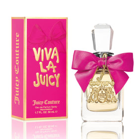 Juicy Couture Viva La Juicy bottle on display, glamorous for everyday elegance.