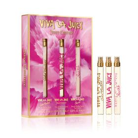 Juicy Couture Viva La Juicy travel spray pen featuring mandarin and gardenia notes for everyday wear