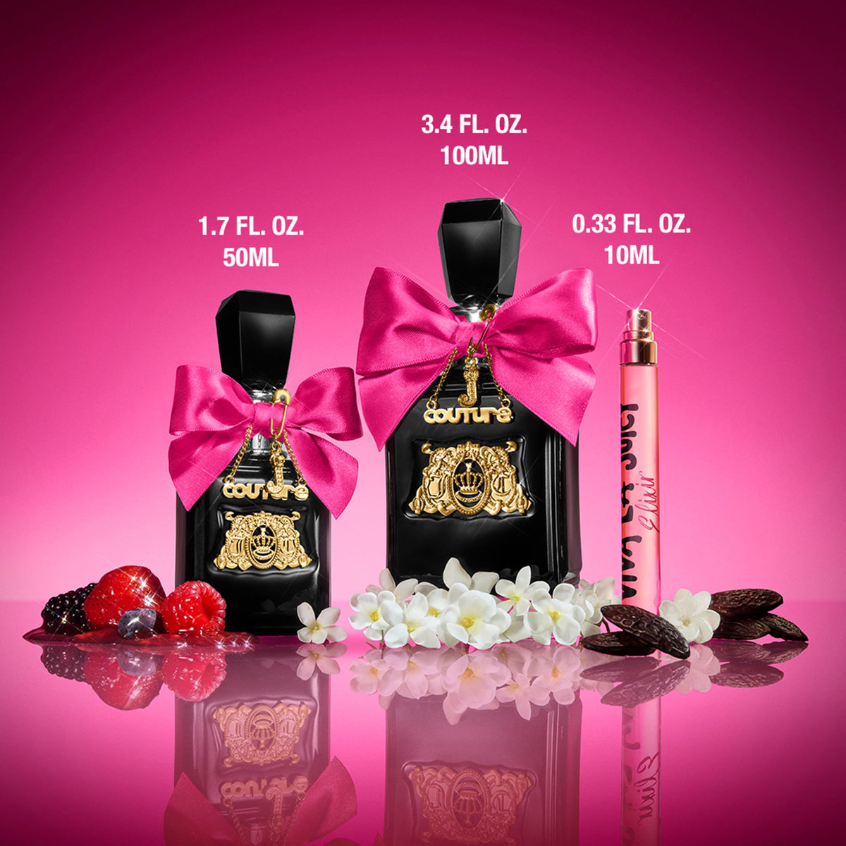 Bottle sits on a vanity, inviting effortless daily luxury with Elixir.