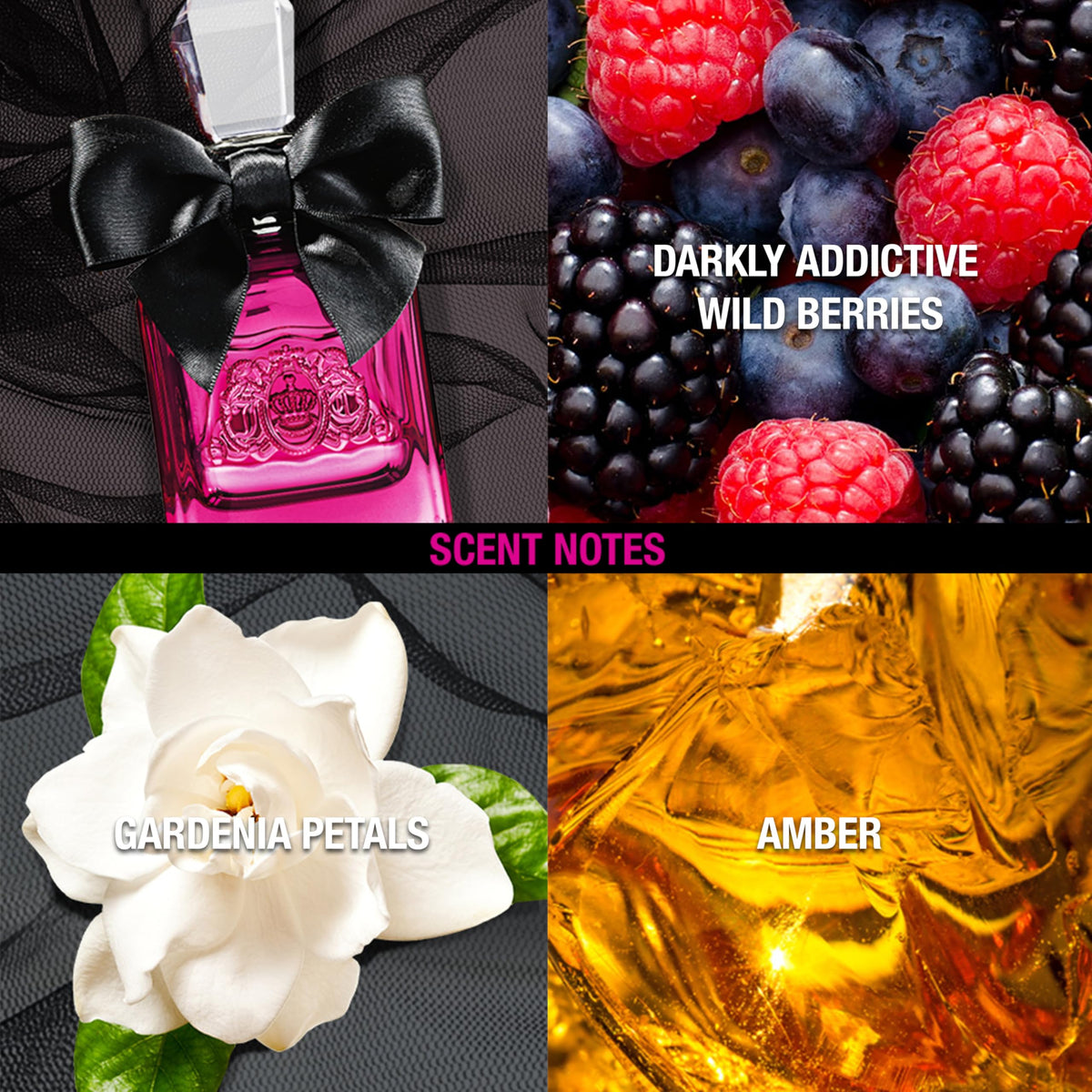 Packaging shot highlights gift-ready Viva La Juicy Noir presentation.