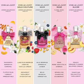 Gift box presentation of Viva La Juicy Rosé fragrance