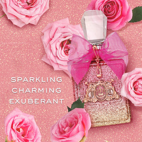 Notes of pear and rose in Viva La Juicy Rosé fragrance