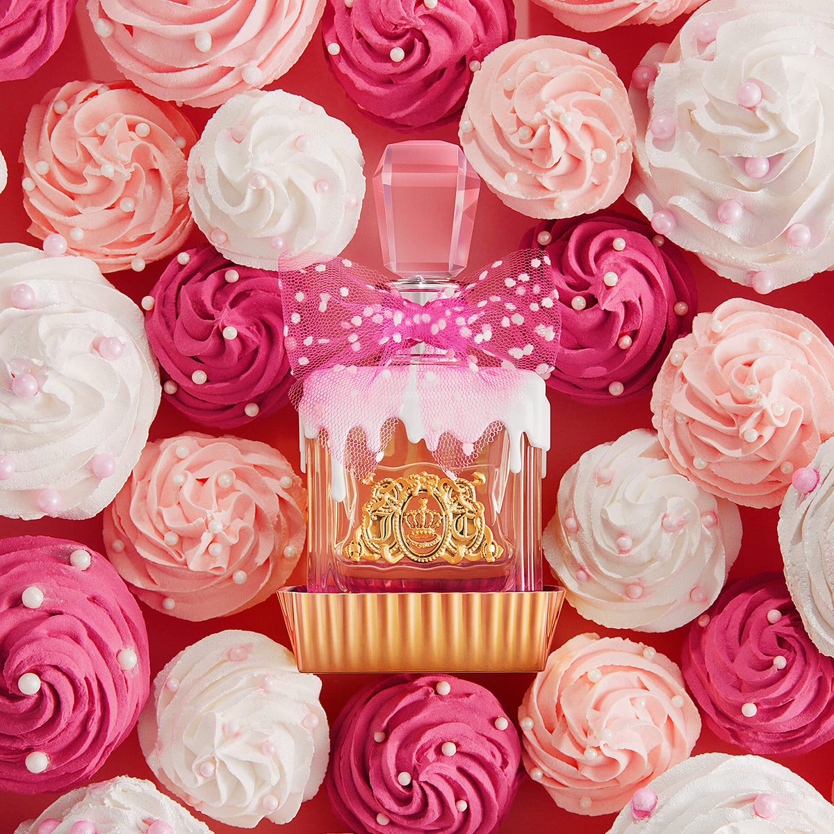 Orange flower petals detail on the Viva La Juicy Sucre bottle