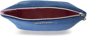 Durable Juicy Couture makeup bag with sturdy construction for frequent travel