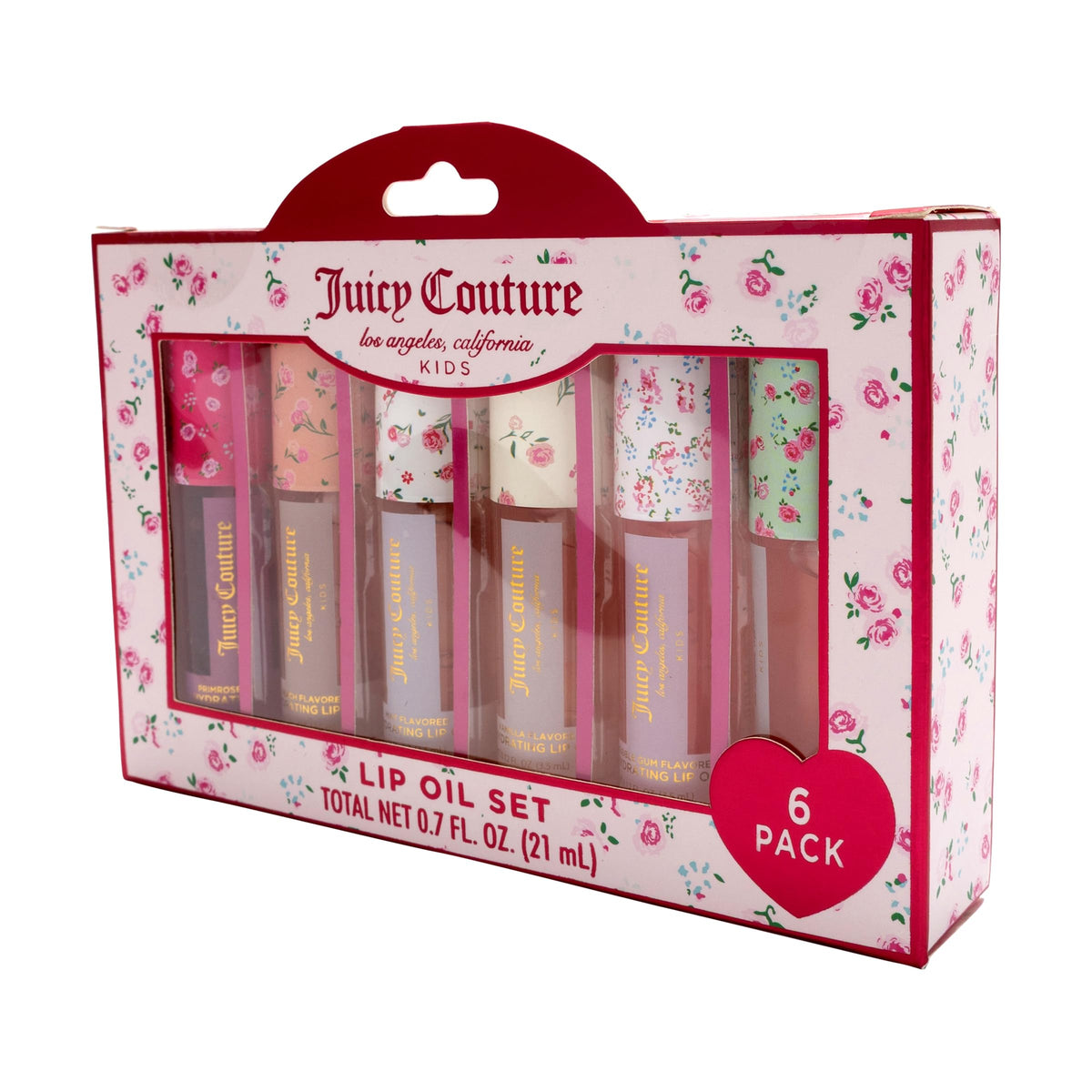 Juicy Couture signature styling enhances any makeup collection with a cute floral look.