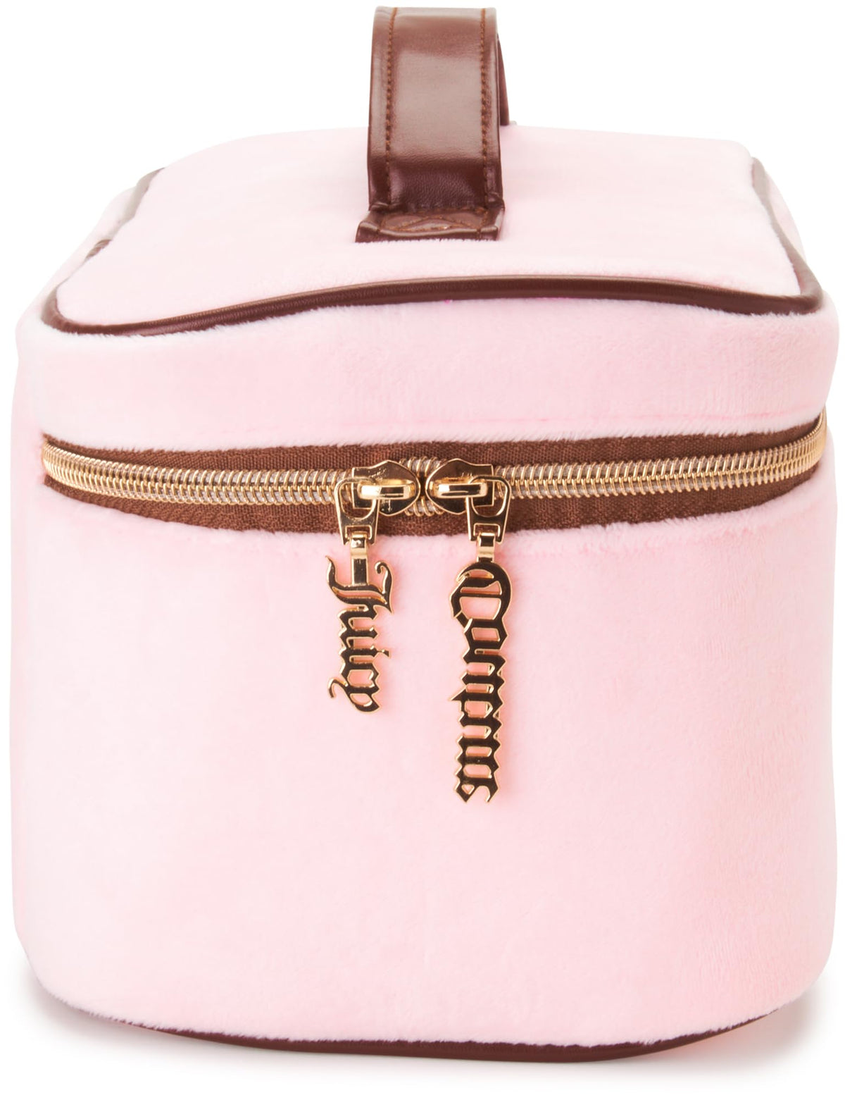 Juicy Couture pink travel case designed for easy packing in carry-on luggage