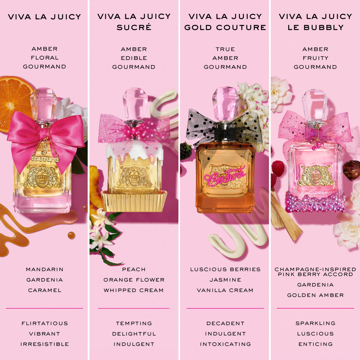 Glam packaging of Juicy Couture Viva La Juicy Le Bubbly for gifting