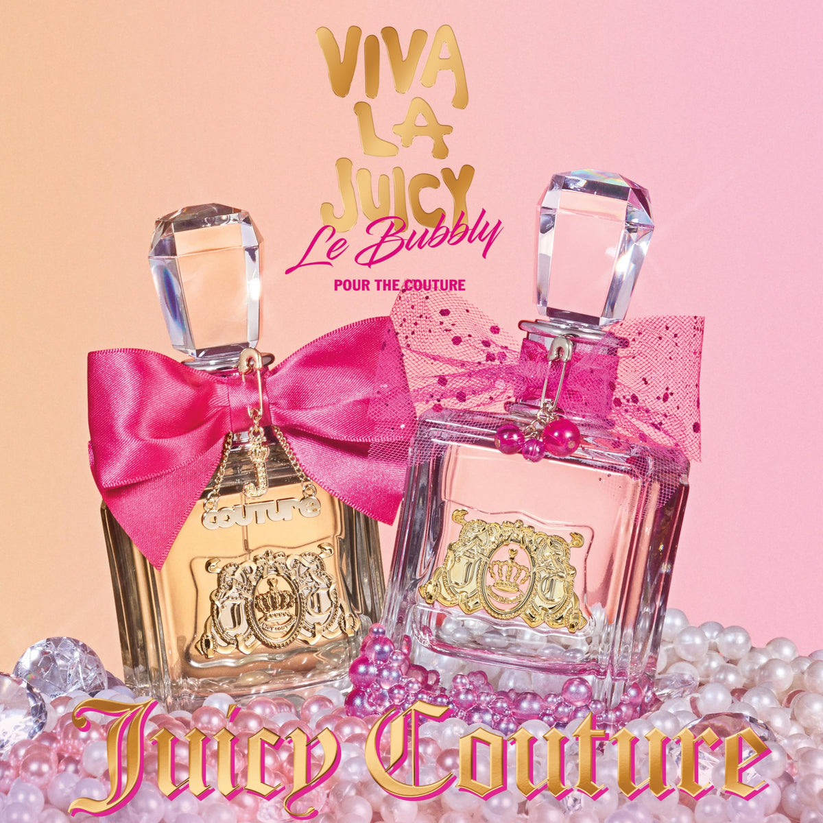 Juicy Couture Viva La Juicy Le Bubbly splash photo conveying energetic vibe