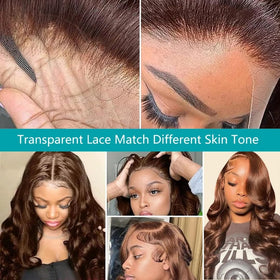 Jukabe chocolate brown wig suited for weddings and events