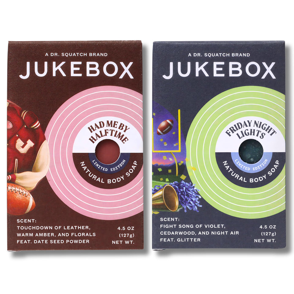 JUKEBOX Friday Night Lights bar soap for a crisp fall cleanse and refreshing feel.
