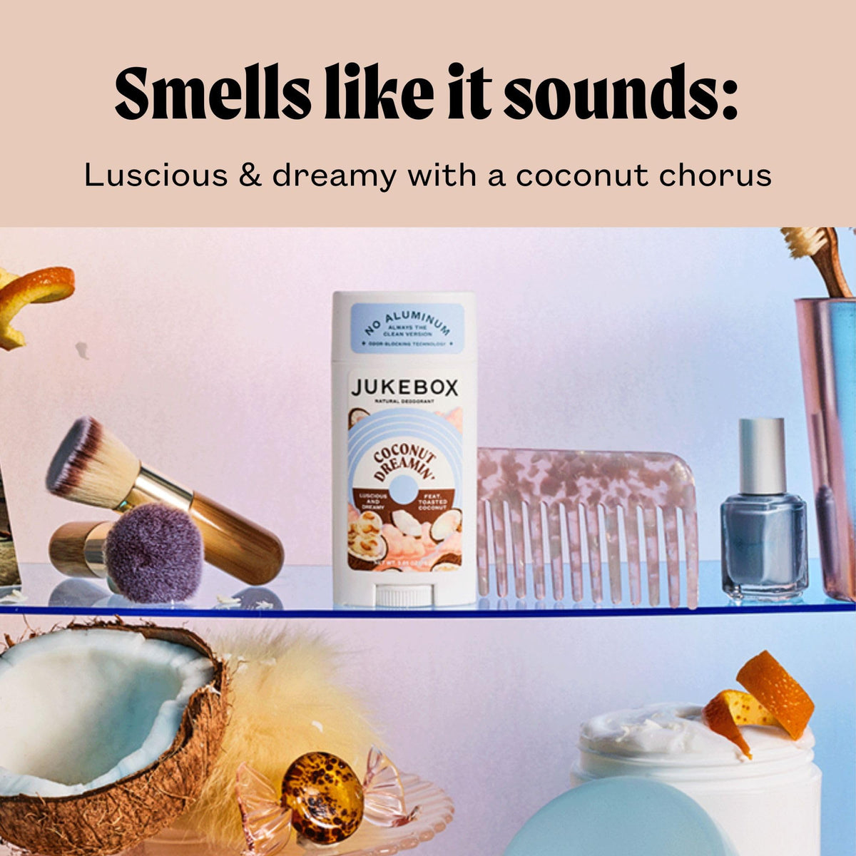 Postbiotics logo supporting skin balance in JUKEBOX formula