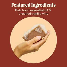 JUKEBOX Vanilla on Vinyl bar soap scented with vanilla bean and ylang ylang