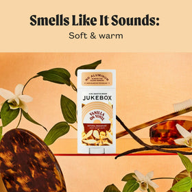 JUKEBOX Vanilla on Vinyl odor-blocking technology for lasting freshness