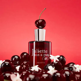Juliette Has A Gun Juliette Eau de Parfum bottle side highlights portable elegance for daily wear.