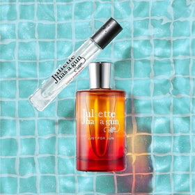 Juliette Has A Gun Lust for Sun packaging-box hints at sunlit luxury.