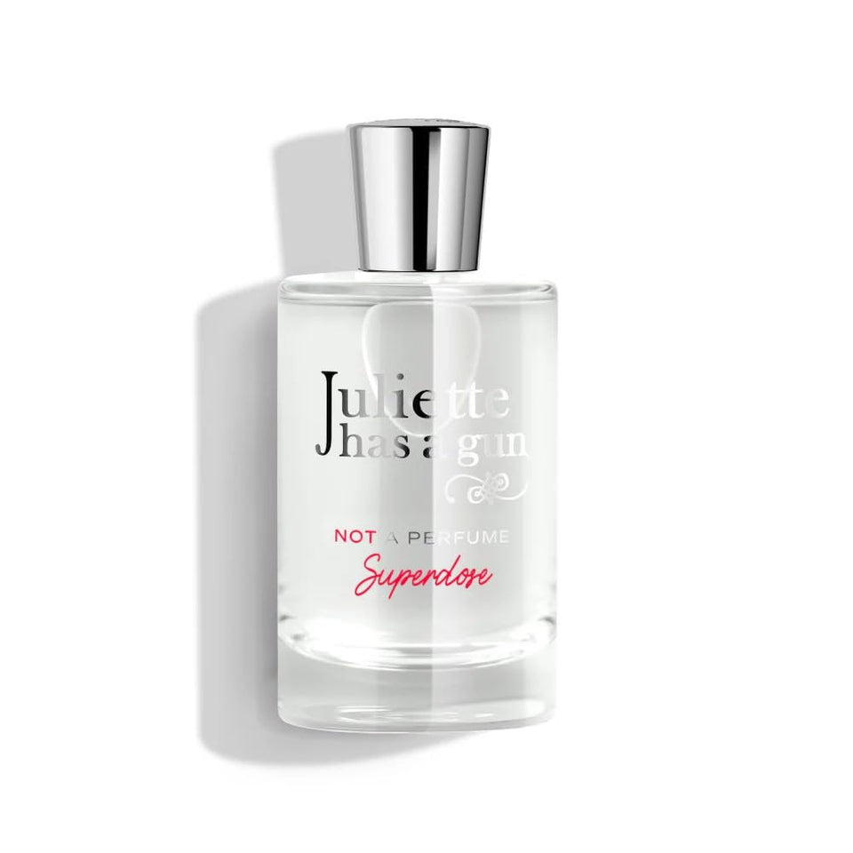 Juliette Has a Gun Not a Perfume Superdose bottle, delivers a clean, enduring scent.