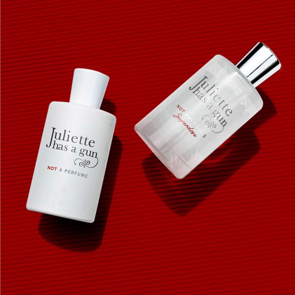 Juliette Has a Gun Not a Perfume Superdose logo reinforces modern elegance and trust.