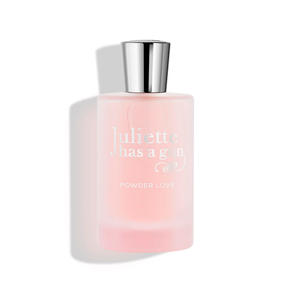 Juliette Has A Gun Powder Love bottle front view, gift-ready presentation.