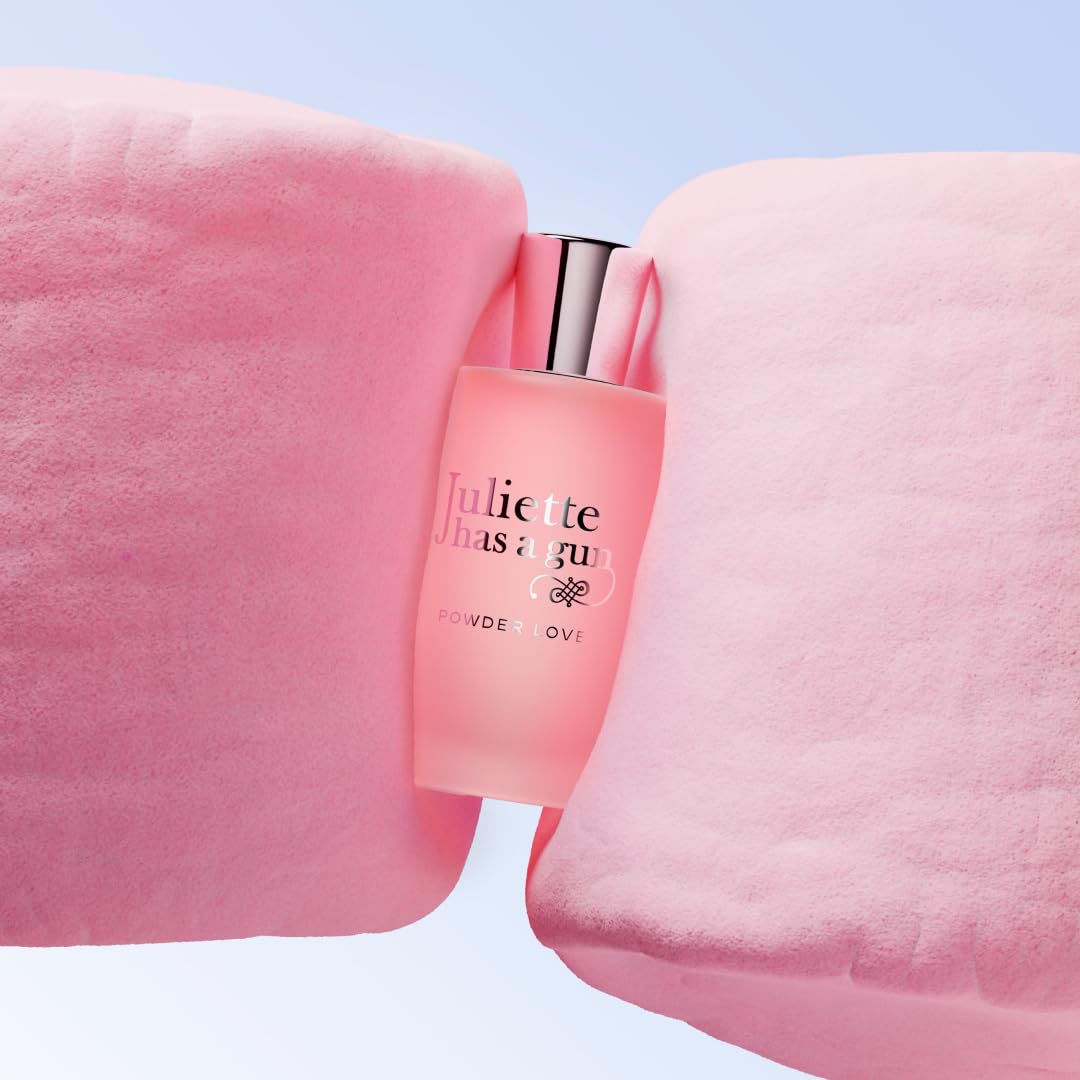 Powder Love box and bottle duo suggests a premium gifting experience.