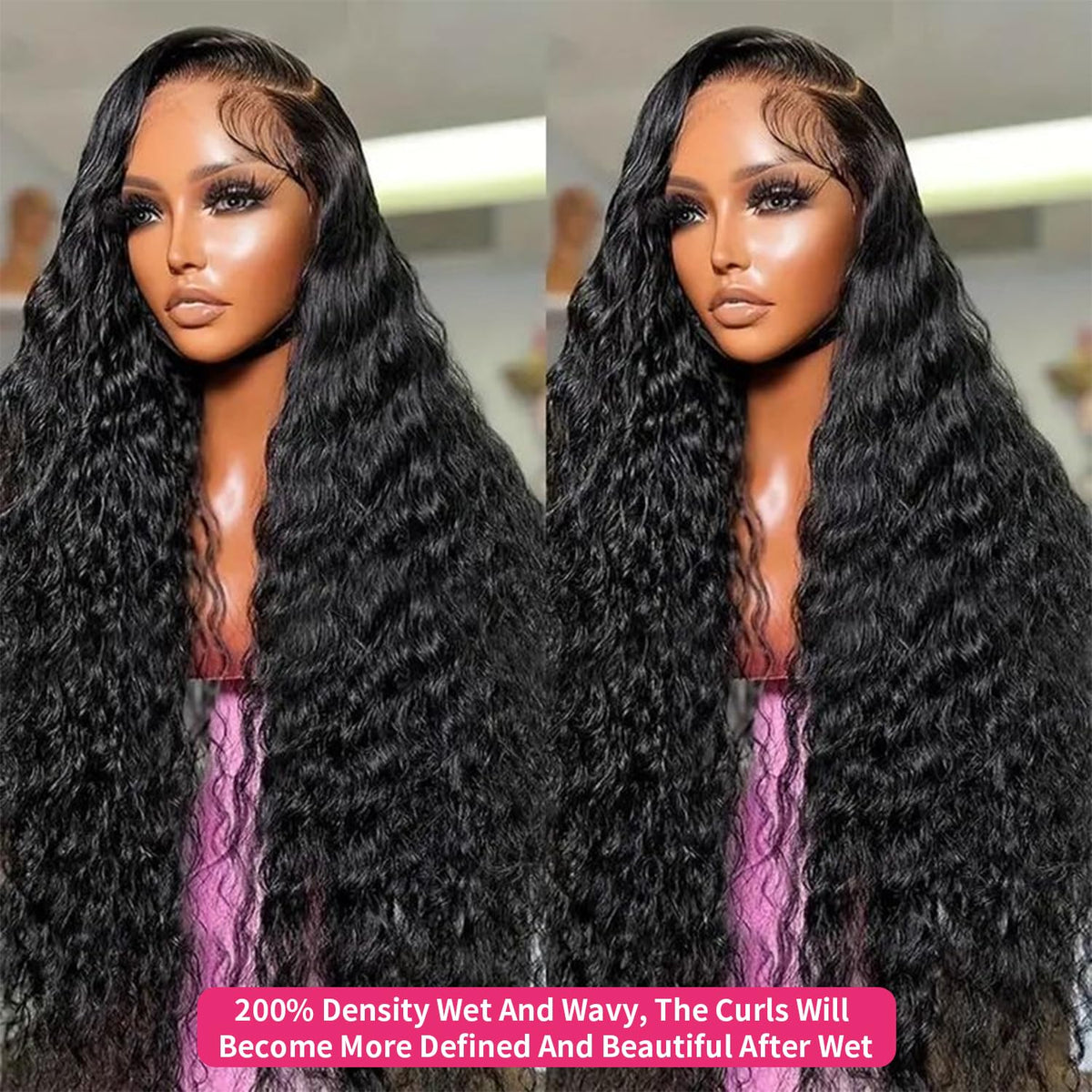 Jumida 13x6 HD lace blends with scalp for versatile parting