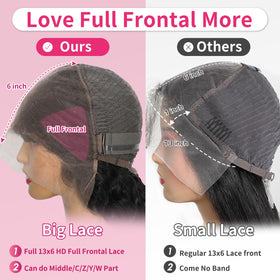 Jumida breathable lace front for lightweight, easy styling