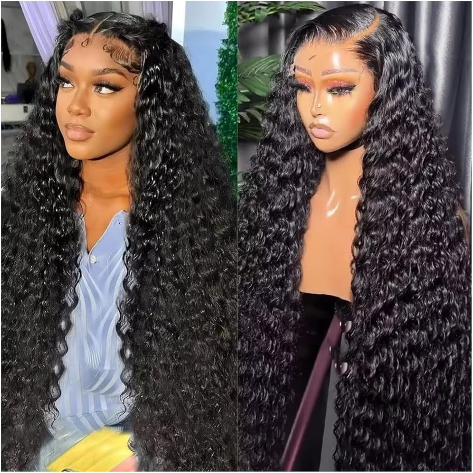 Jumida water wave wig with 13x6 lace front for natural scalp blend