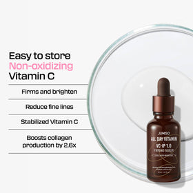 JUMISO All Day VC-IP 1.0 serum with Aronia extract close-up.