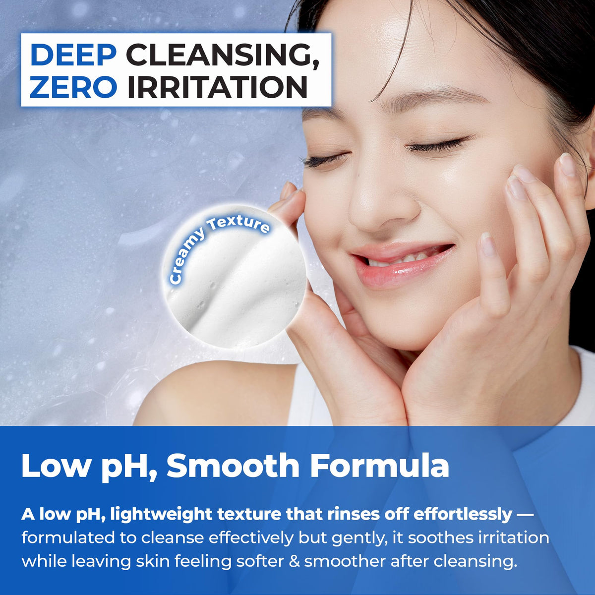 Daily-use glass skin concept with JUMISO cleanser.