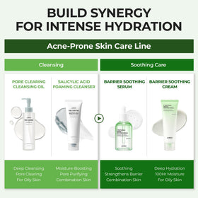 Korean-made skincare packaging branding for JUMISO Panthenol Ceramide Barrier Repair Cream
